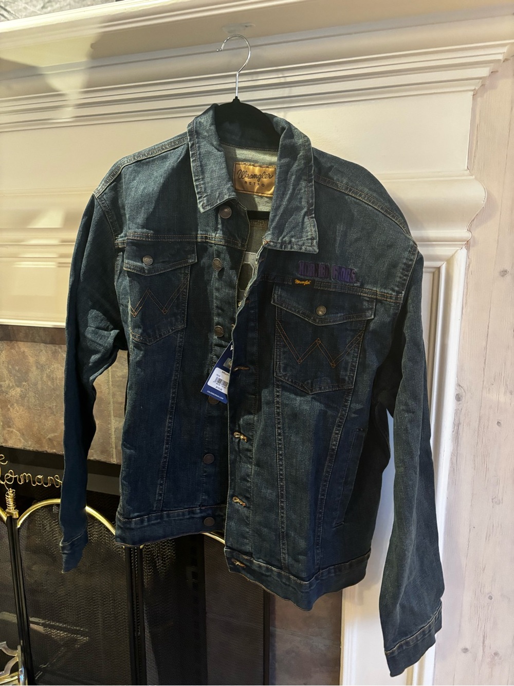 Wrangler Indigo Denim Shirt Jacket - Classic Blue